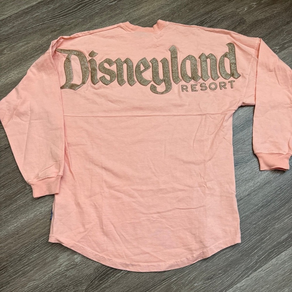 Disneyland resort jersey shirt 
Women’s size xs
Rose gold
Worn and washed once